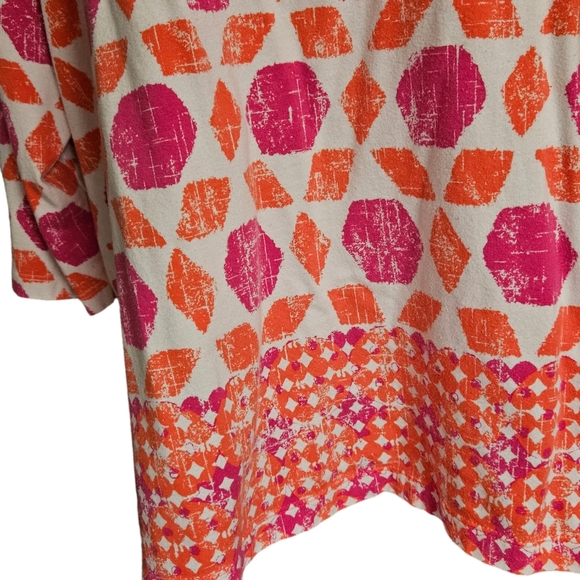 Ruby Rd. Beautiful Women's 3X Tunic with Beading along Neck Line - Picture 4 of 5